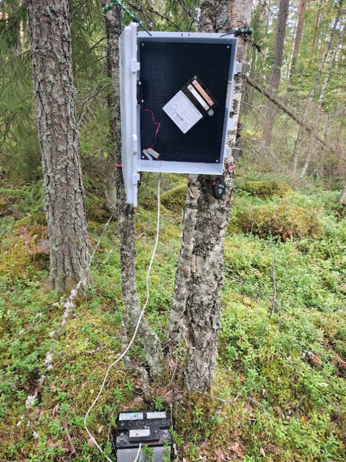 Korroosiokuponki asennettuna mittauskohteeseen