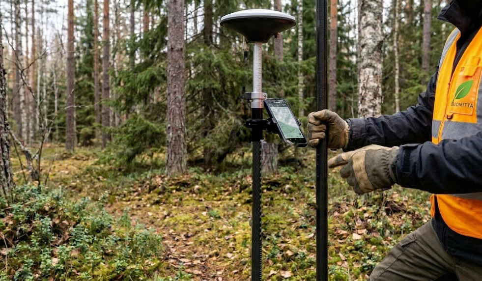 RTK-GNSS-maastomittaus